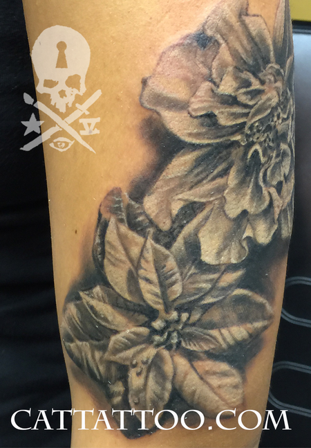 Tattoos - flowers - 127442